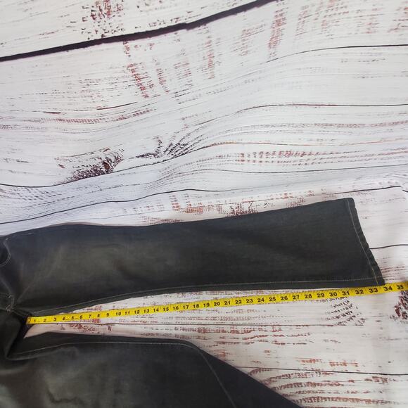 AG Adriano Goldschmied Black Jeans Sz 28 The Gemini Straight Y2K Low Rise Retro - Picture 11 of 12